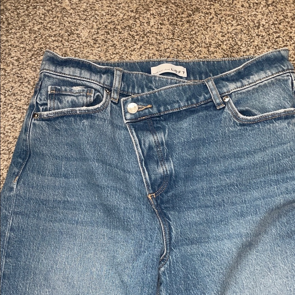 Loft Criss Cross Jeans - image 2